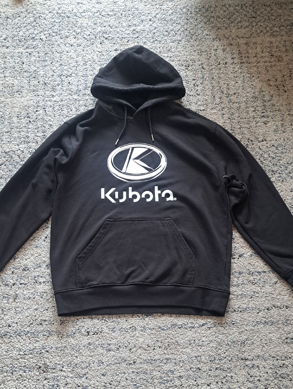 Kubota Men's Black Crewneck Hoodie Sweatshirt